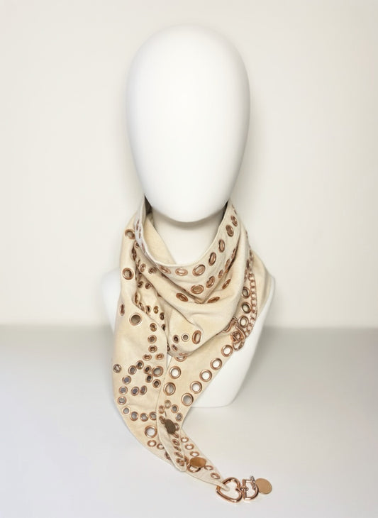 Rose Dune Velour Scarf