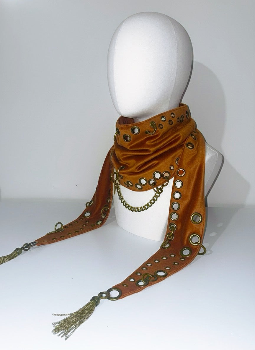 Hindi Sunset Velour Scarf