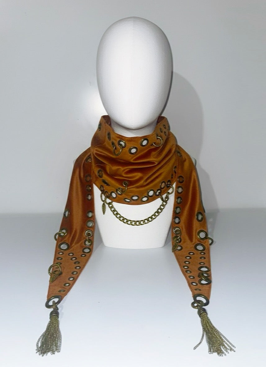 Hindi Sunset Velour Scarf