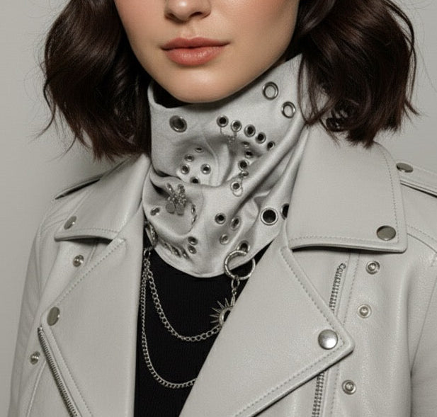 Mercury Frost Velour Scarf