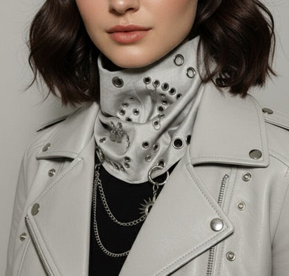 Mercury Frost Velour Scarf