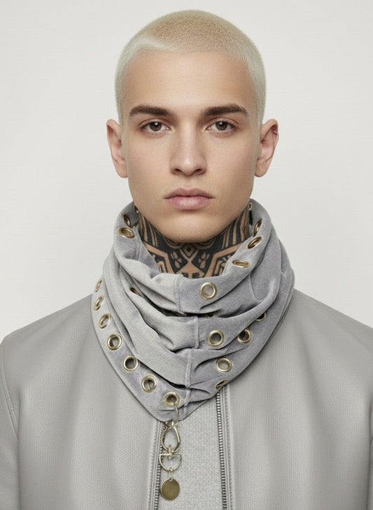 Golden Ash Velour Scarf