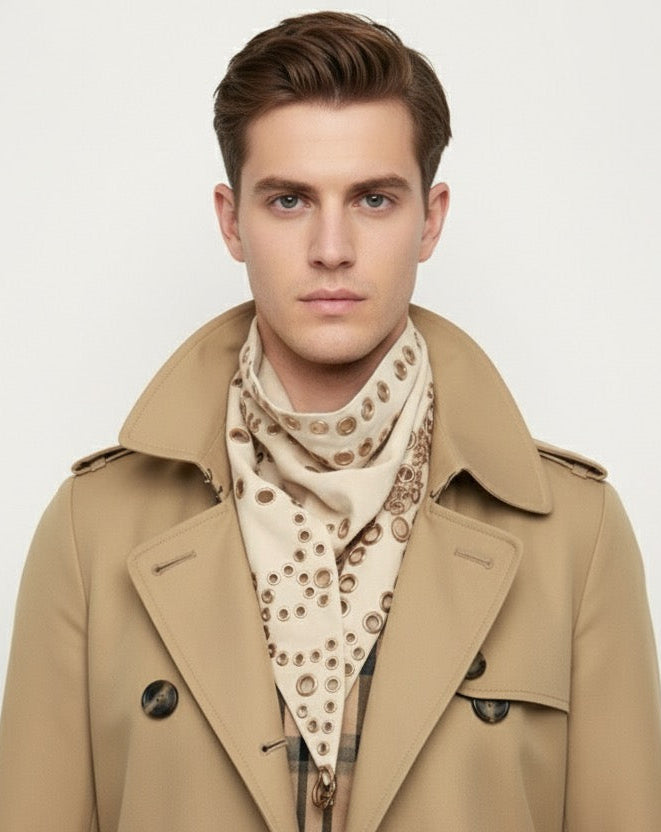 Rose Dune Velour Scarf