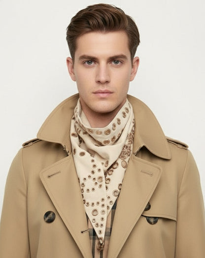 Rose Dune Velour Scarf