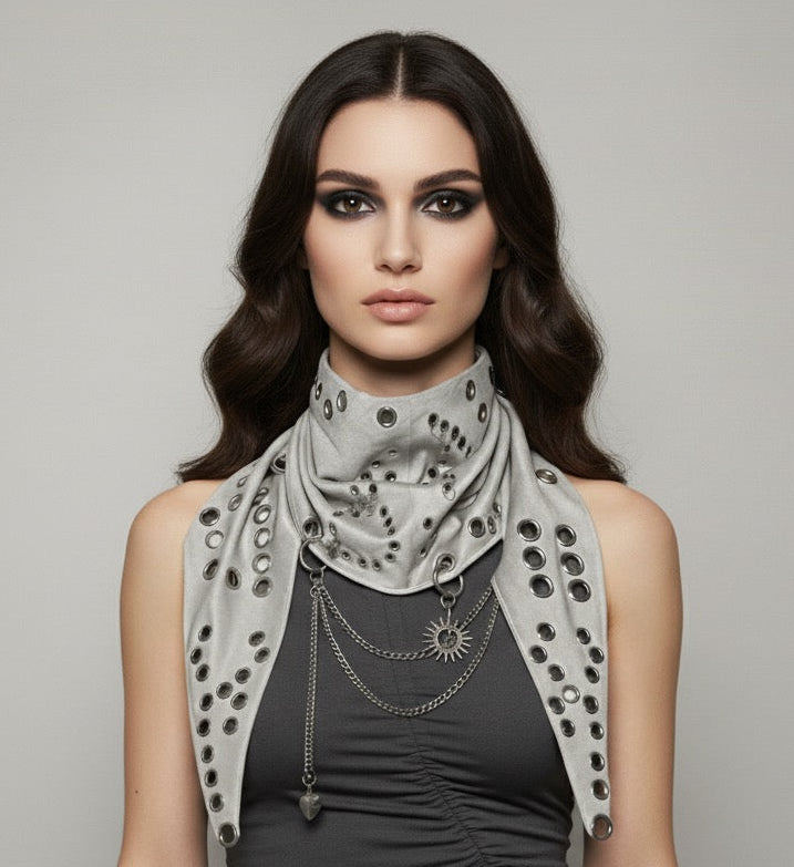 Mercury Frost Velour Scarf